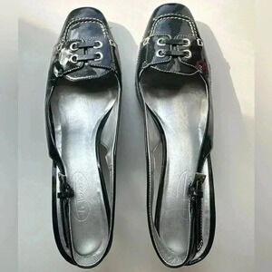 Talbots Women Shoes, Size 8B, Navy Color